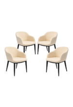 Modena Avena Champagne set 4 stolice