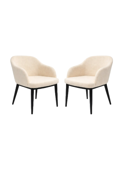 Modena Avena Champagne set 2 stolice